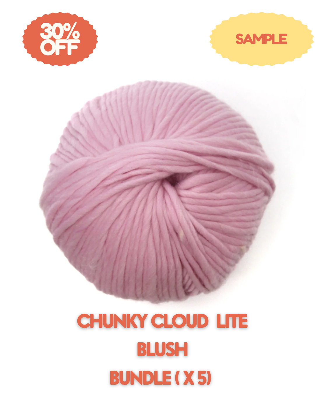 Chunky Cloud LITE Merino Yarn – Single Colour 9 | Black Friday Sale