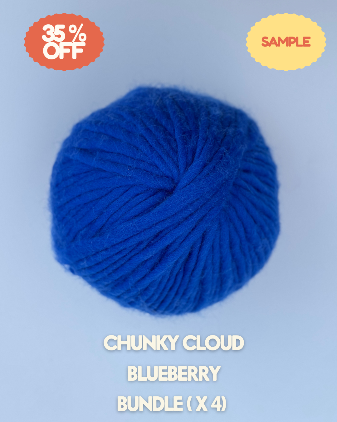 Chunky Cloud Merino Yarn – Single Colour 2 | Black Friday Sale