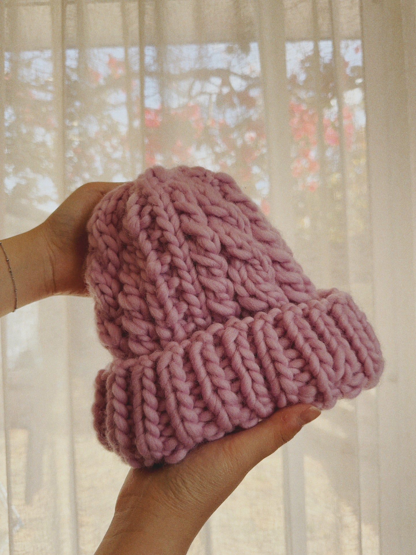 My First Cable Beanie Beginner Knit Kit