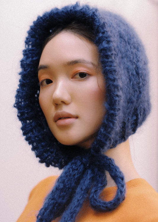 My First Bonnet - Silk Mohair Beginner Knit Kit