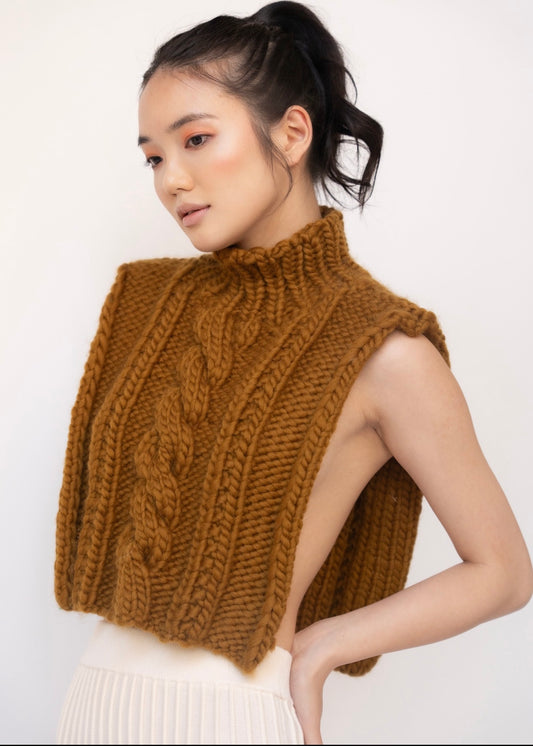 Cable Neckwarmer Knit Kit