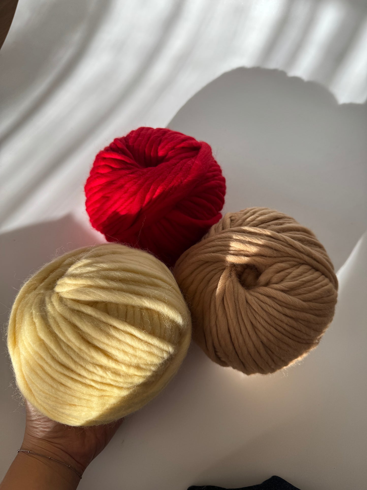 Chunky Cloud - Light Butter Yellow | Chunky Yarn | Super Bulky Merino Wool