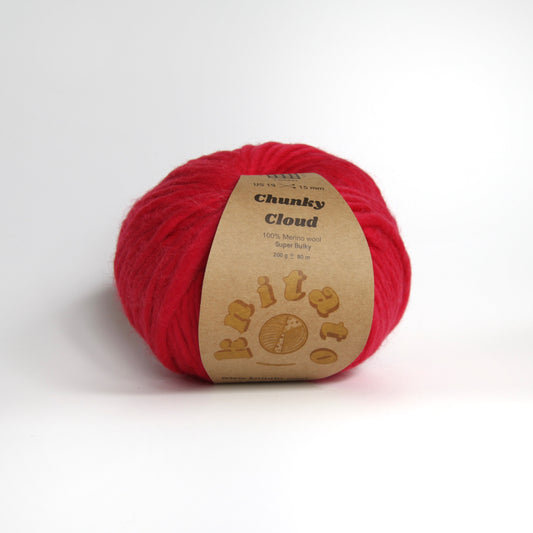 Chunky Cloud - Chilli | Chunky Merino Wool