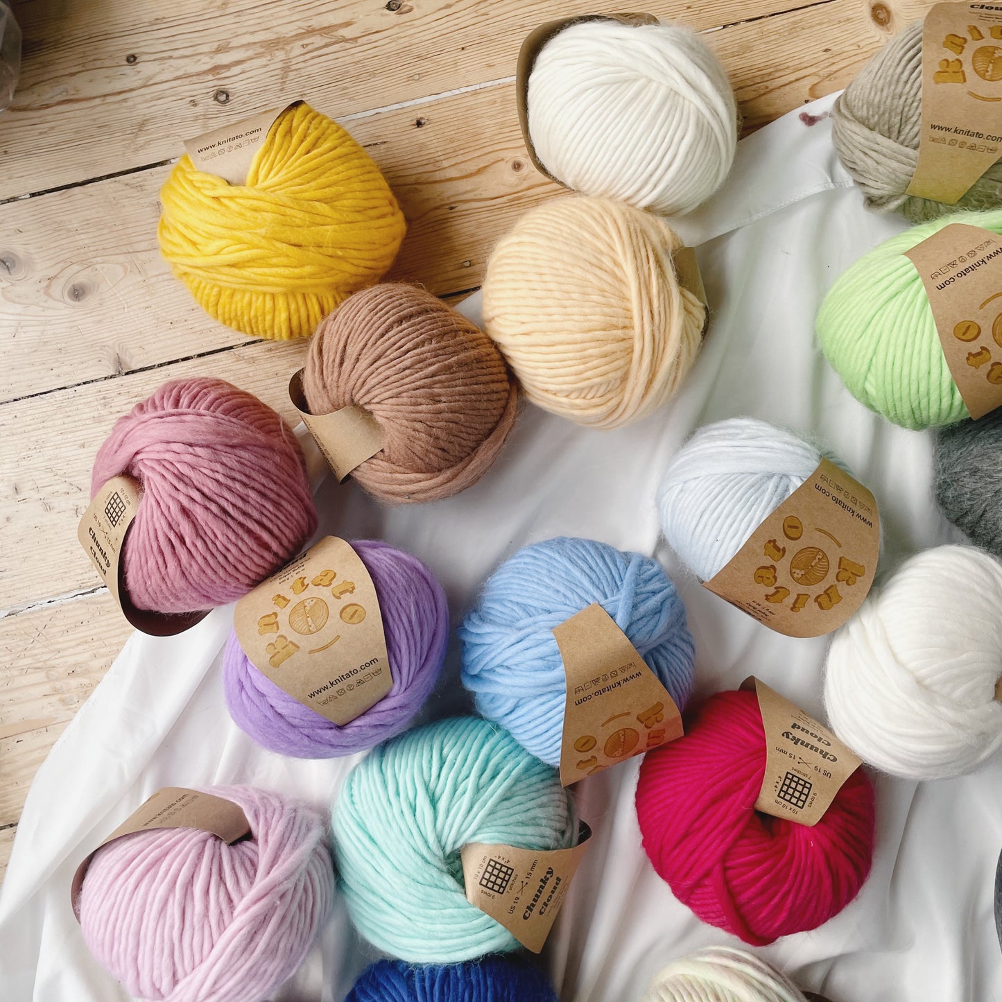 Chunky Cloud - Chilli | Chunky Merino Wool