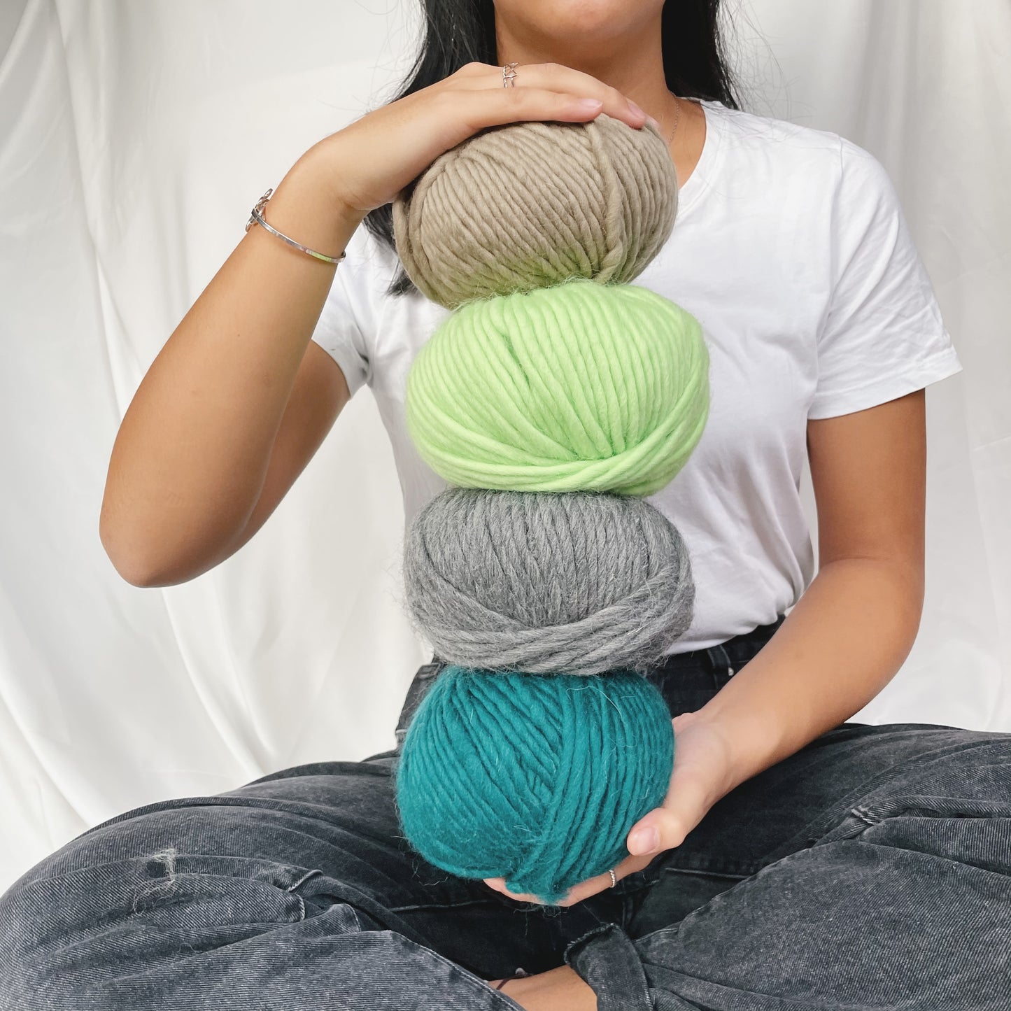 Chunky Cloud - Lime | Chunky Yarn | Super Bulky Merino Wool