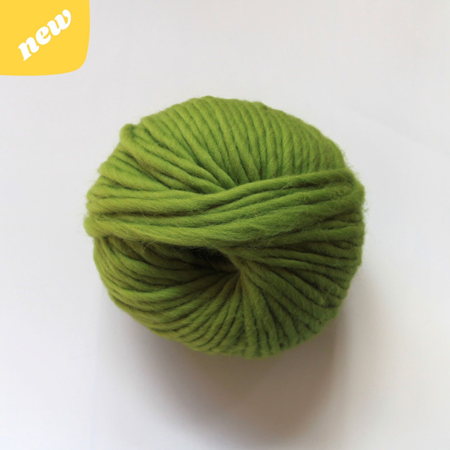 Chunky Cloud - Yellow Green | Chunky Merino Wool Yarn