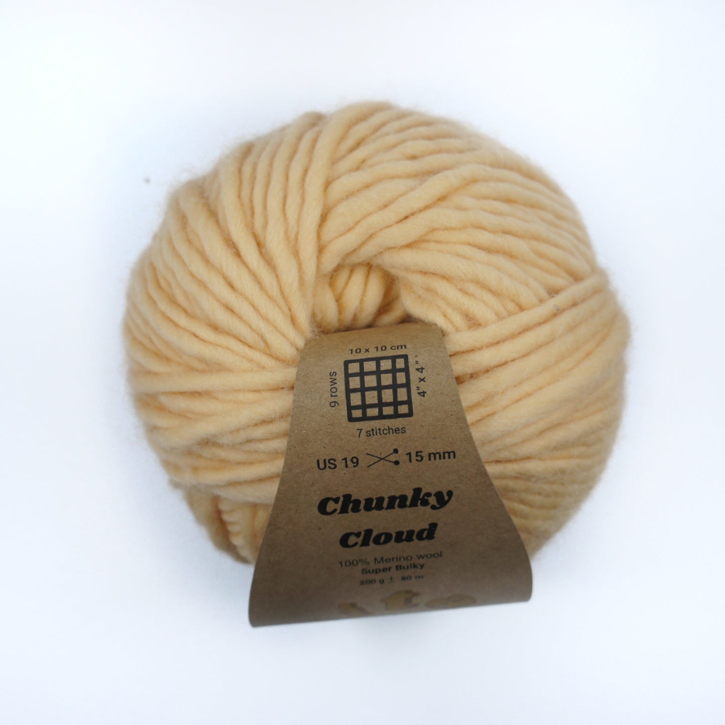 Chunky Cloud - Butter | Chunky Yarn | Super Bulky Merino Wool