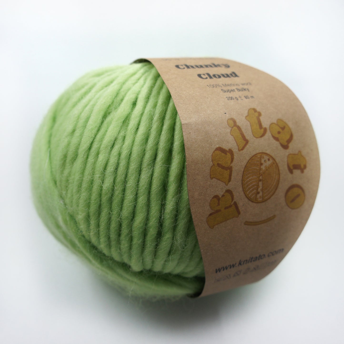 Chunky Cloud - Lime | Chunky Yarn | Super Bulky Merino Wool