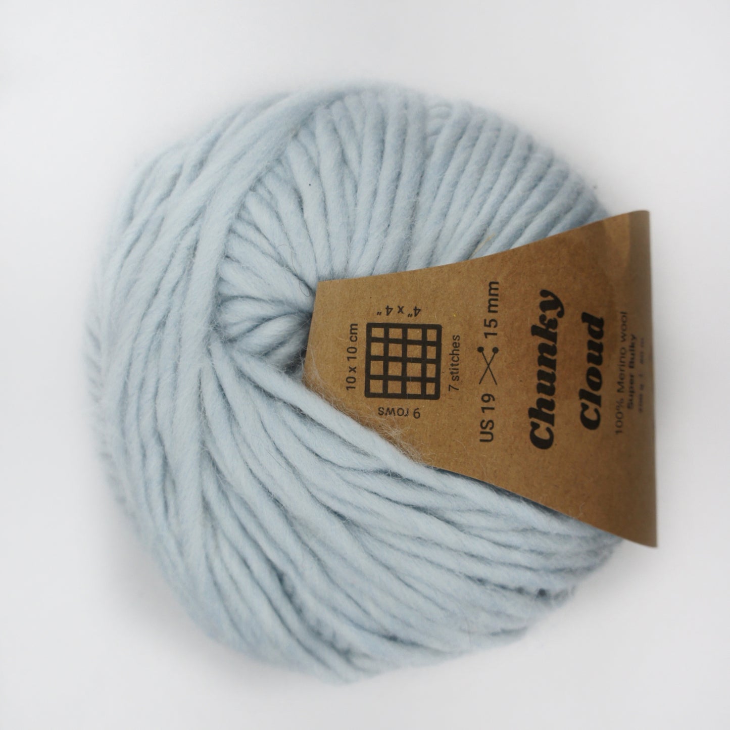 Chunky Cloud - Baby Ash Blue | Chunky Yarn | Super Bulky Merino Wool
