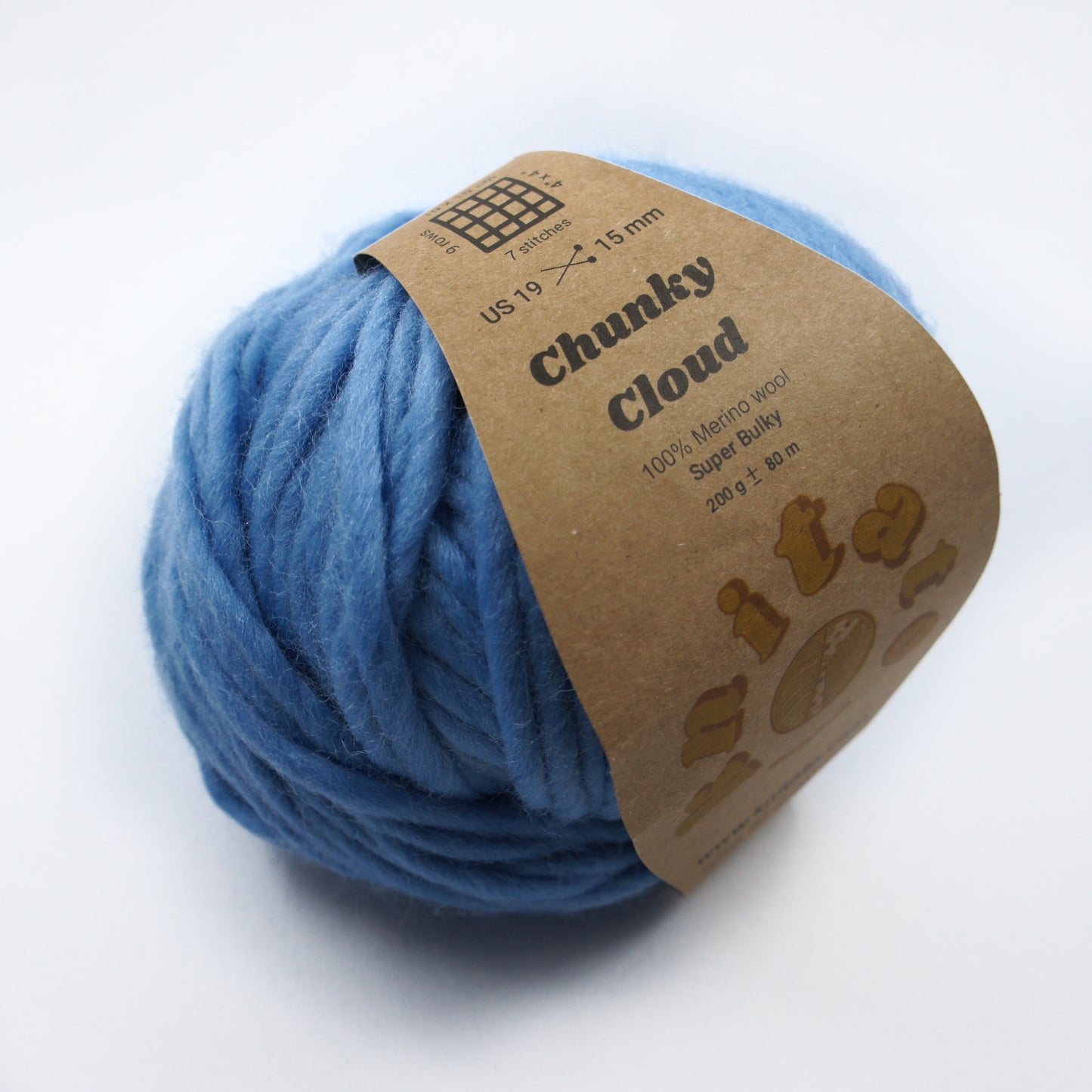 Chunky Cloud - Cornflower | Chunky Yarn | Super Bulky Merino Wool