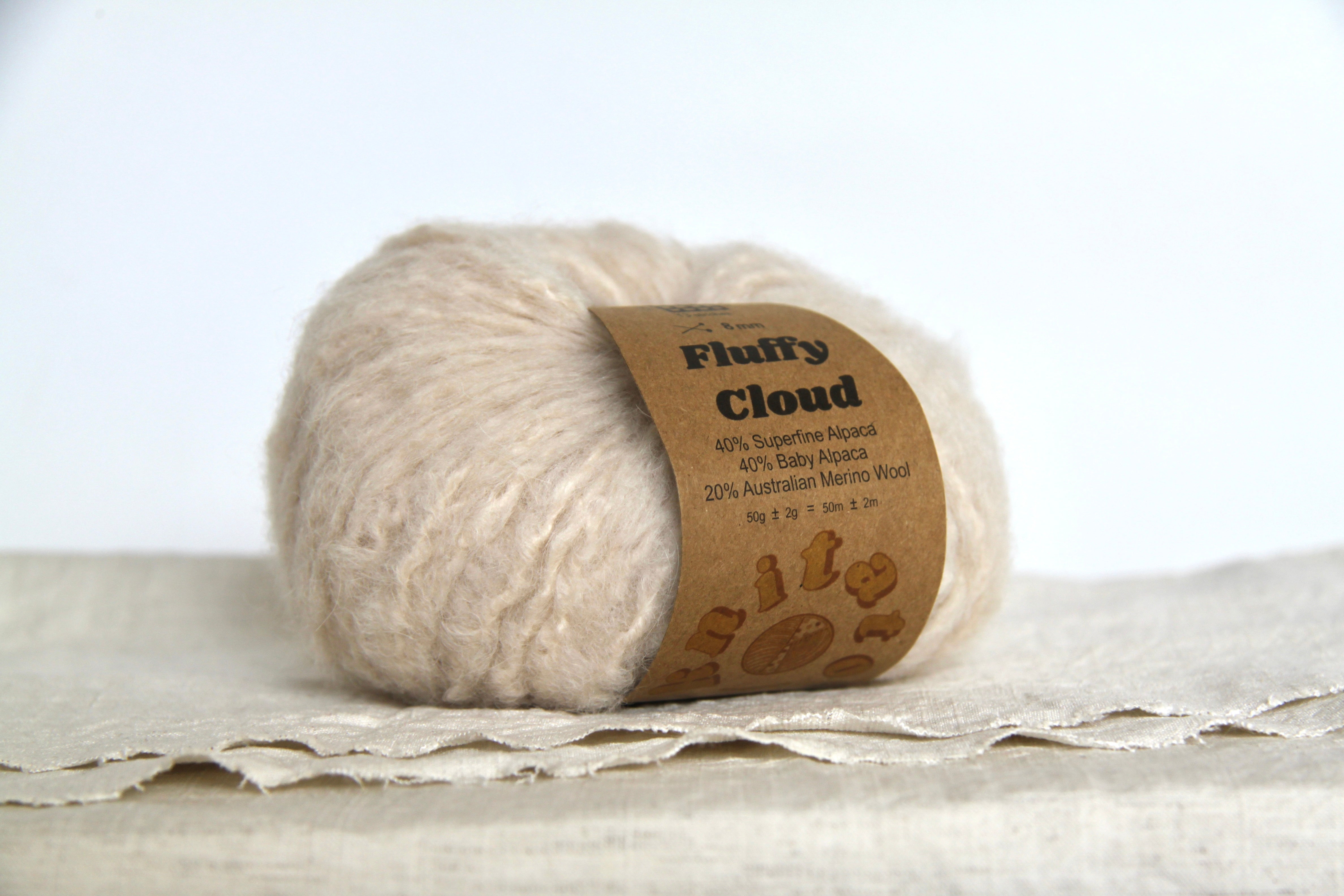 Fluffy Cloud Vanilla Knitato