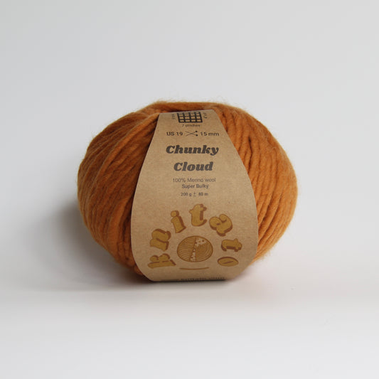 Chunky Cloud - Pumpkin | Chunky Yarn | Super Bulky Merino Wool