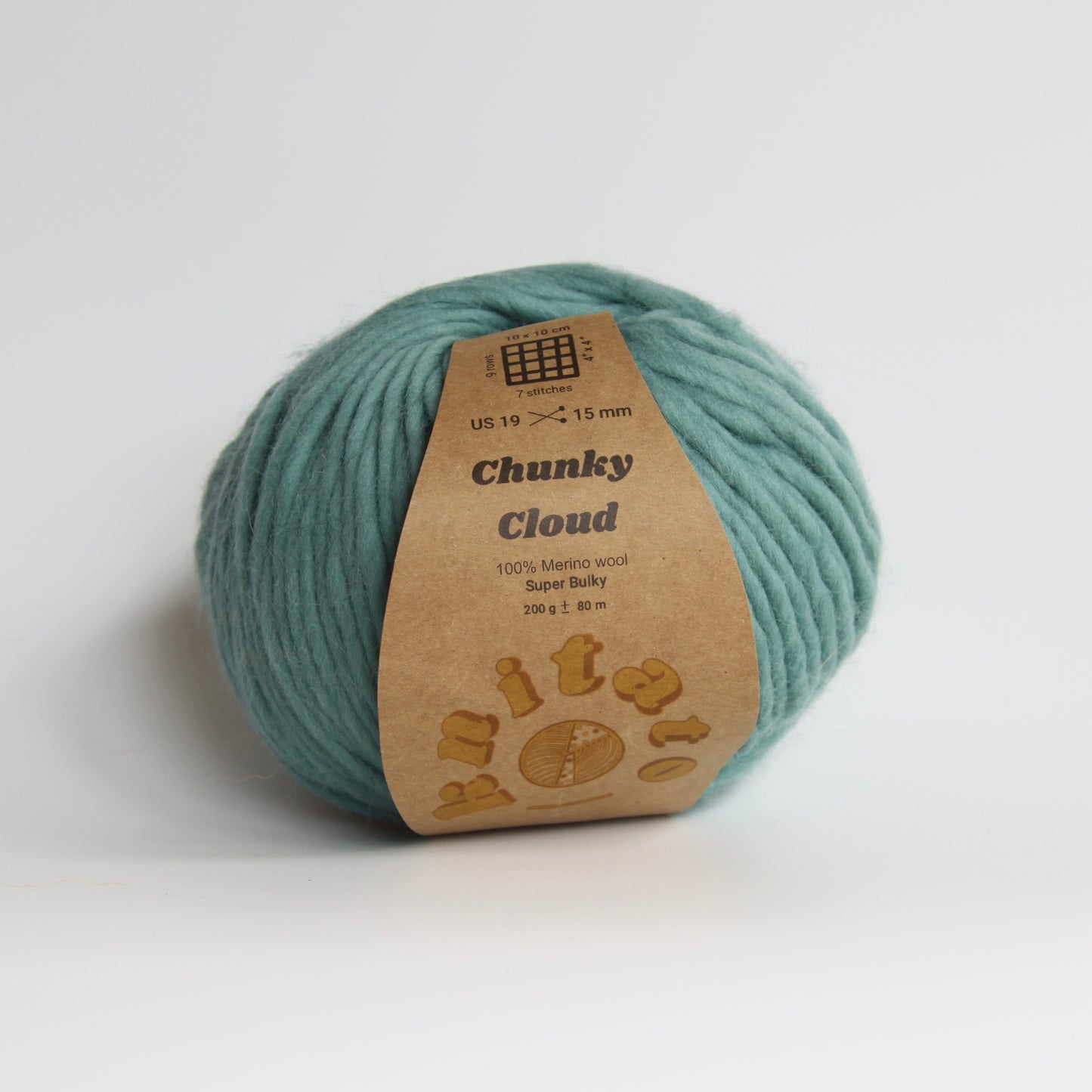 Chunky Cloud - Duck Egg Blue | Chunky Yarn | Super Bulky Merino Wool