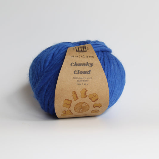 Chunky Cloud - Blueberry | Chunky Yarn | Super Bulky Merino Wool