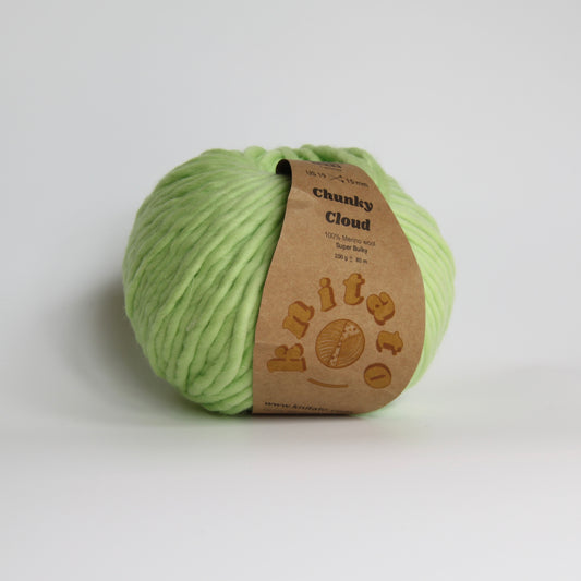 Chunky Cloud - Lime | Chunky Yarn | Super Bulky Merino Wool