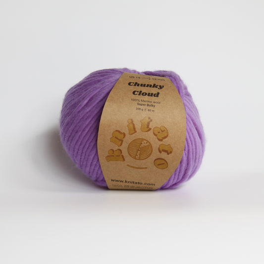 Chunky Cloud - Lavender | Chunky Merino Wool Yarn