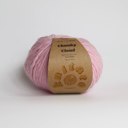Chunky Cloud - Blush | Chunky Yarn | Super Bulky Merino Wool