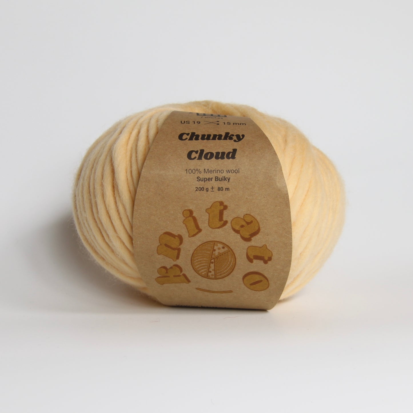 Chunky Cloud - Butter | Chunky Yarn | Super Bulky Merino Wool
