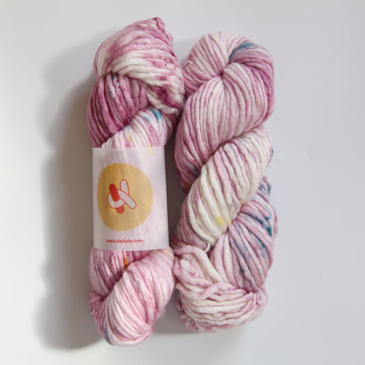 Bulky Merino Wool - Rose Garden | Hand Dyed Yarn