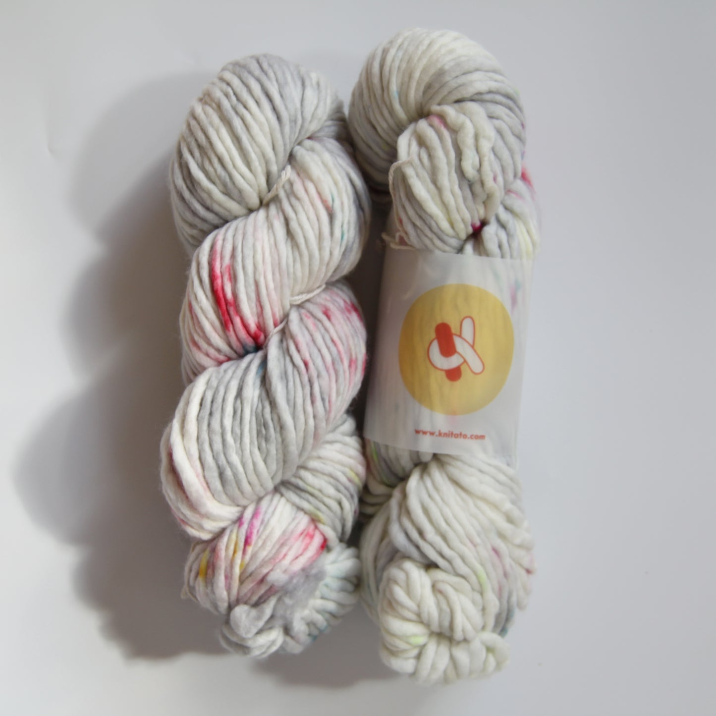 Bulky Merino Wool - Galaxy Grey | Hand Dyed Yarn
