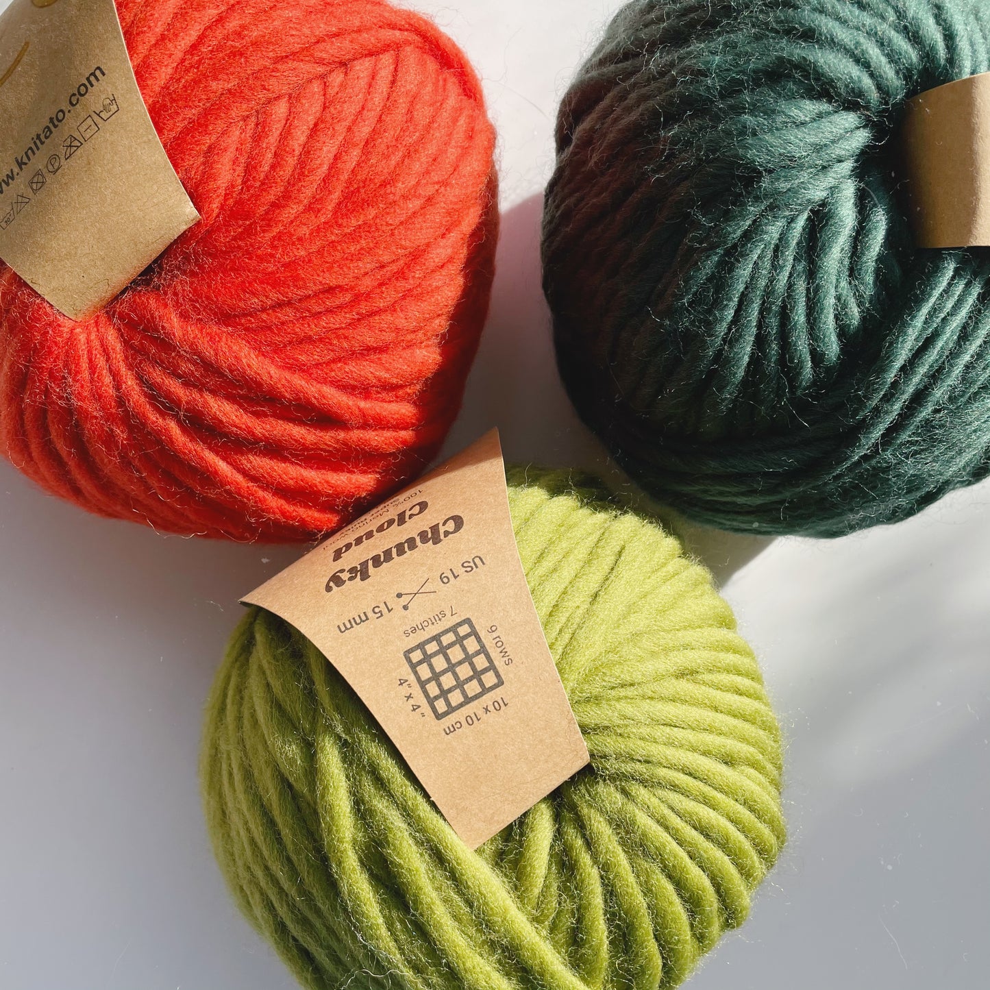 Chunky Cloud - Moss Green | Chunky Yarn | Super Bulky Merino Wool