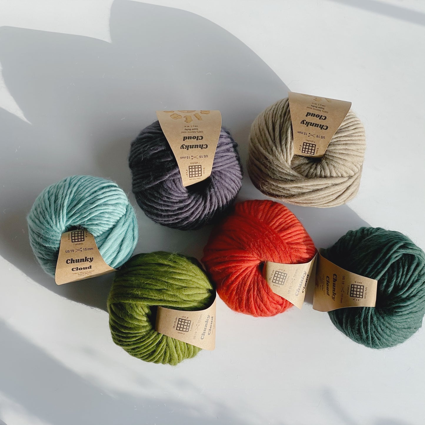 Chunky Cloud - Duck Egg Blue | Chunky Yarn | Super Bulky Merino Wool