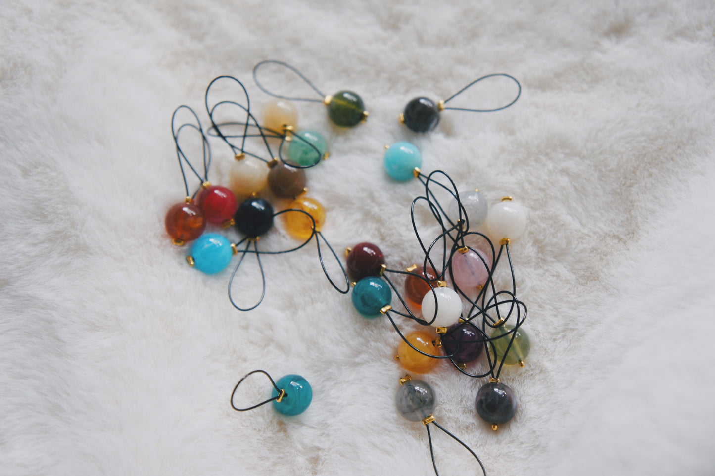 100% Handmade Stitch Markers - Bonbons (Fit needles up to size 12mm)