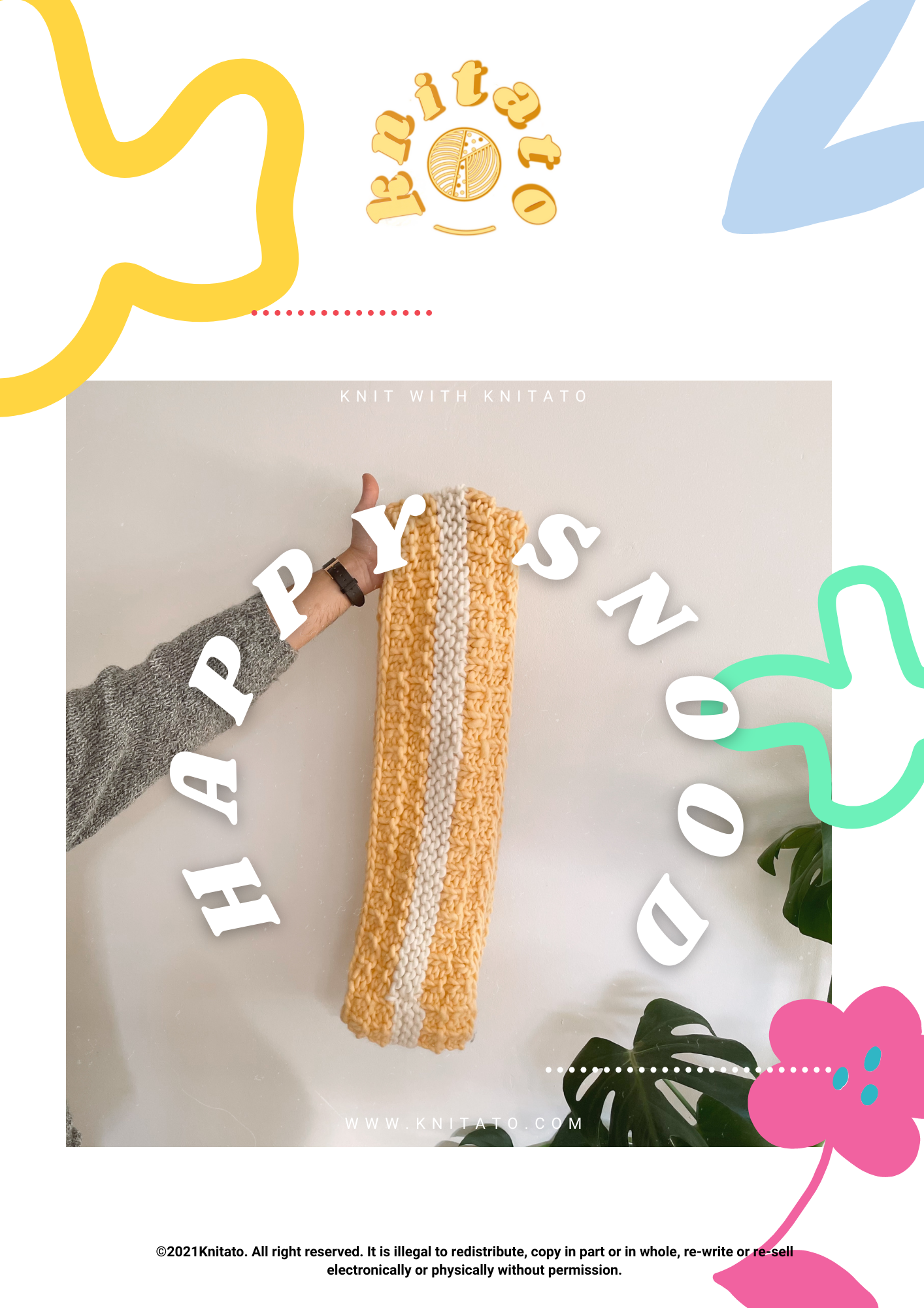 Happy Snood - Knitting Pattern