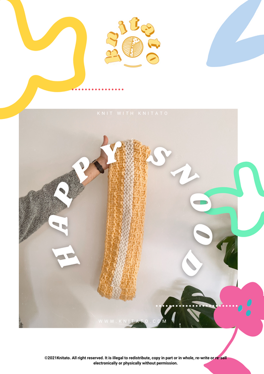 Happy Snood - Knitting Pattern