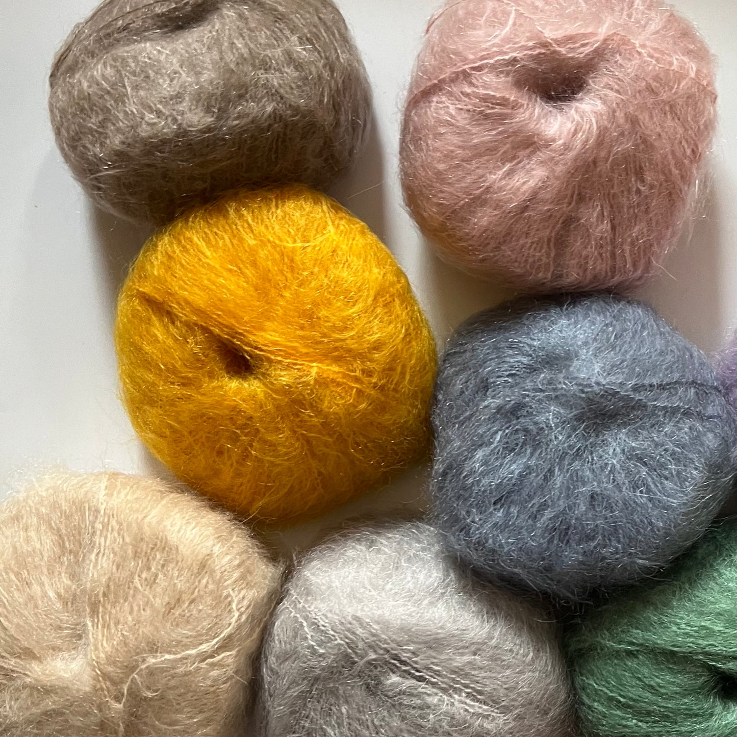Mohair Cloud - Sunkist Orange
