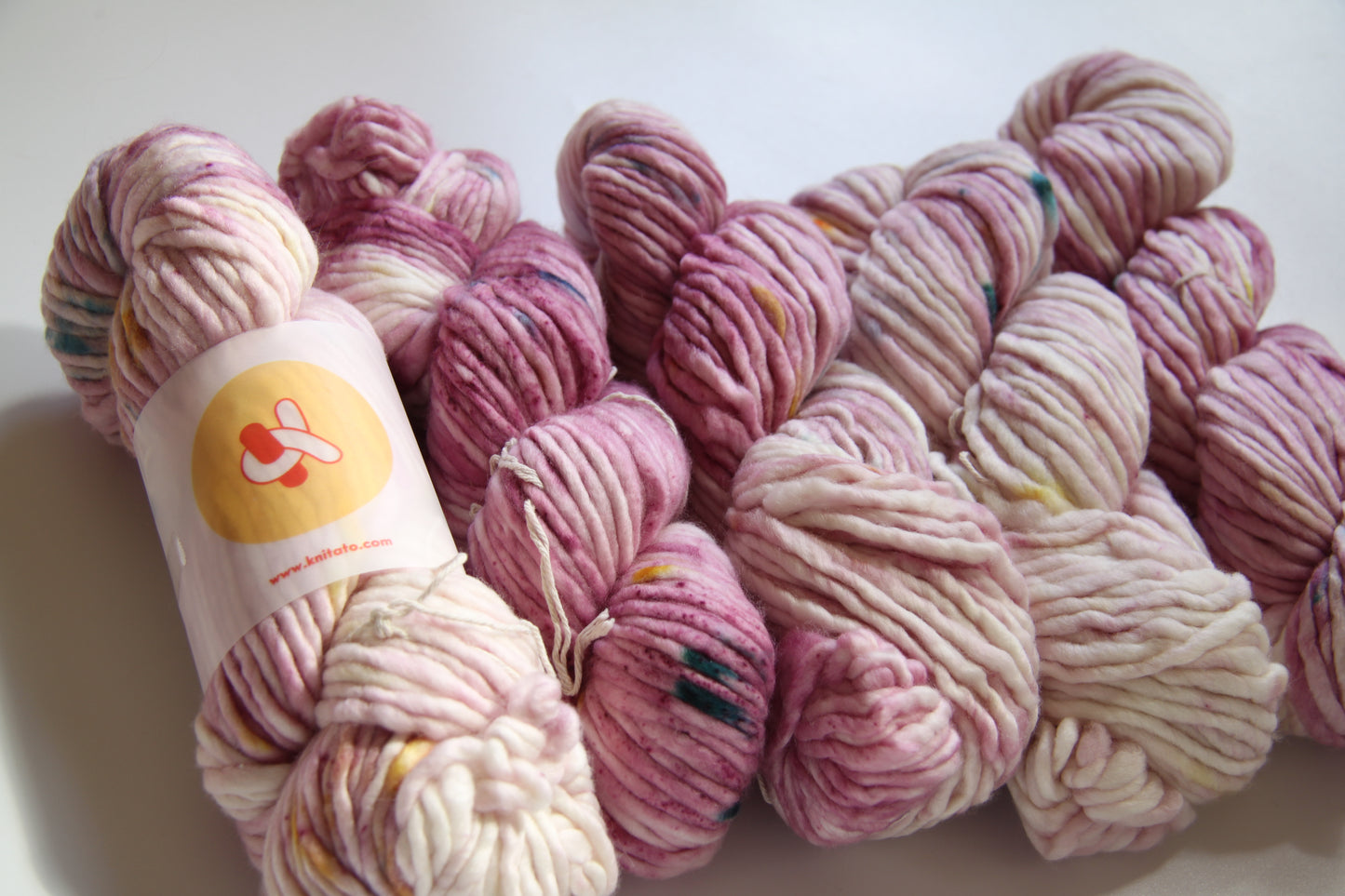 Bulky Merino Wool - Rose Garden | Hand Dyed Yarn