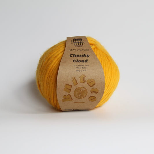 Chunky Cloud - Bumblebee | Chunky Yarn | Super Bulky Merino Wool