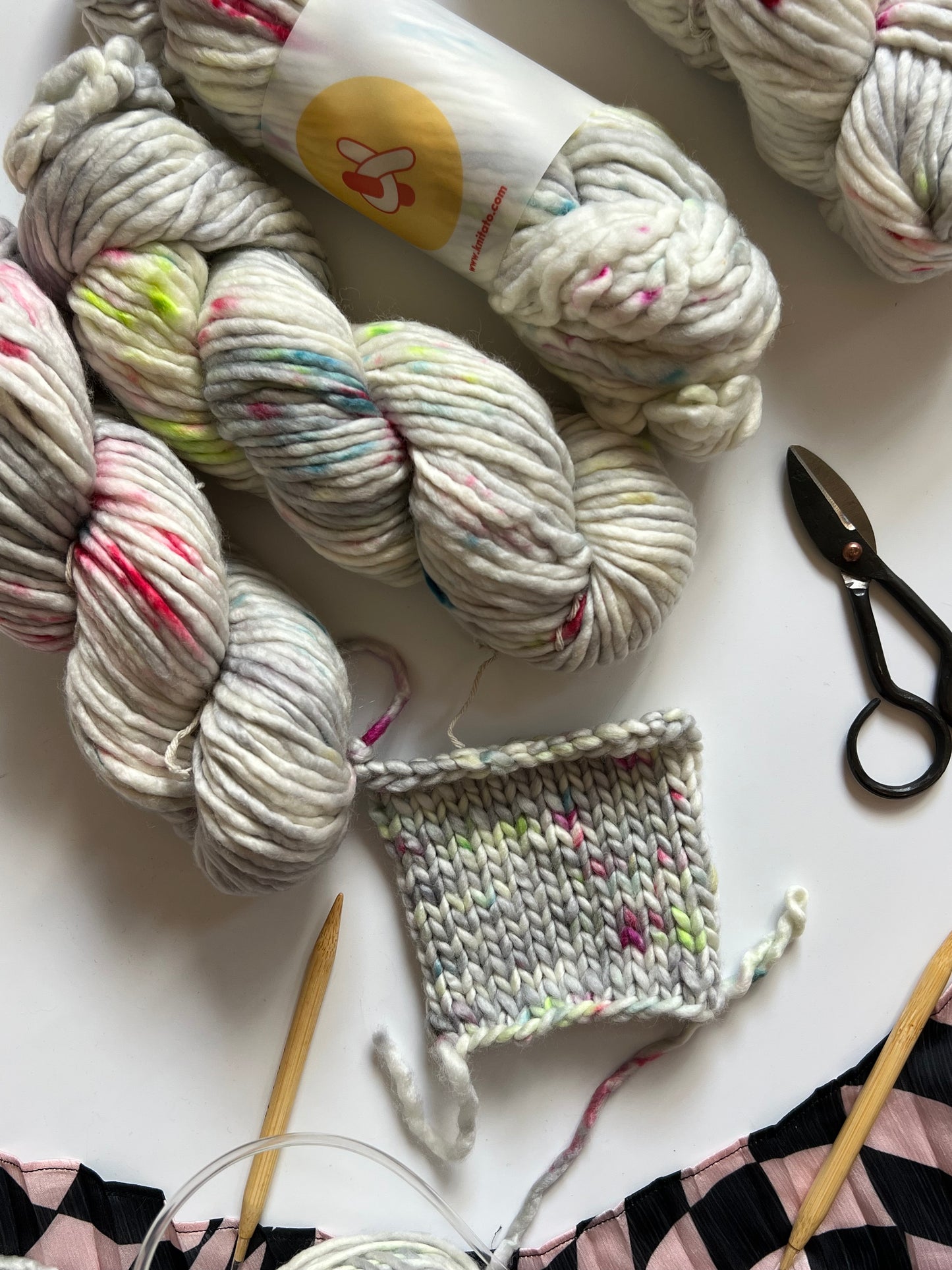 Bulky Merino Wool - Galaxy Grey | Hand Dyed Yarn