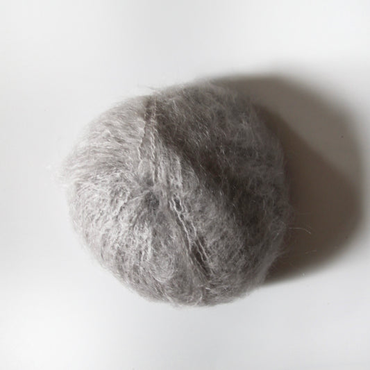 Mohair Cloud - Silver Gray