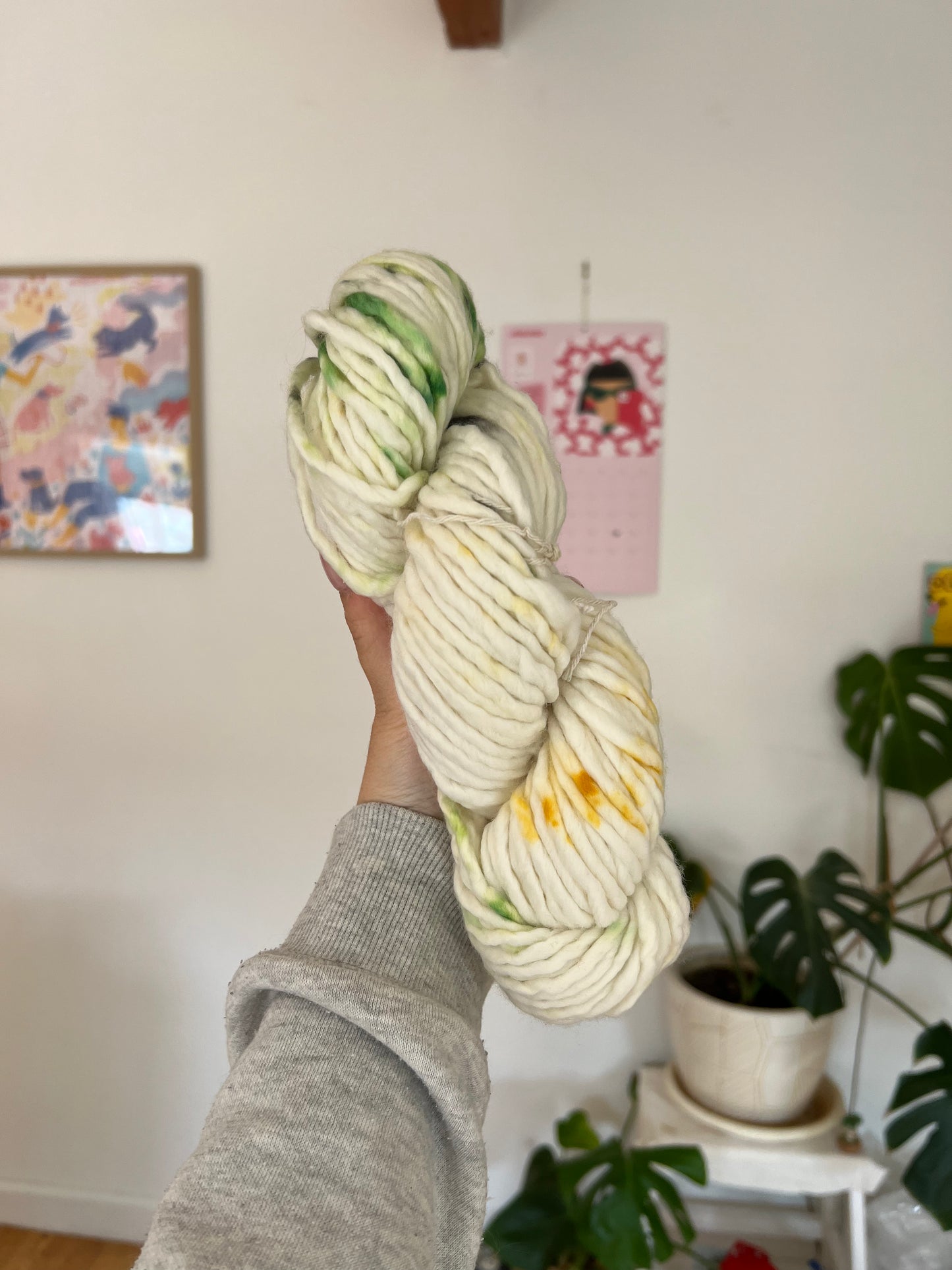 Bulky Merino Wool - Lemon Tree | Hand Dyed Yarn