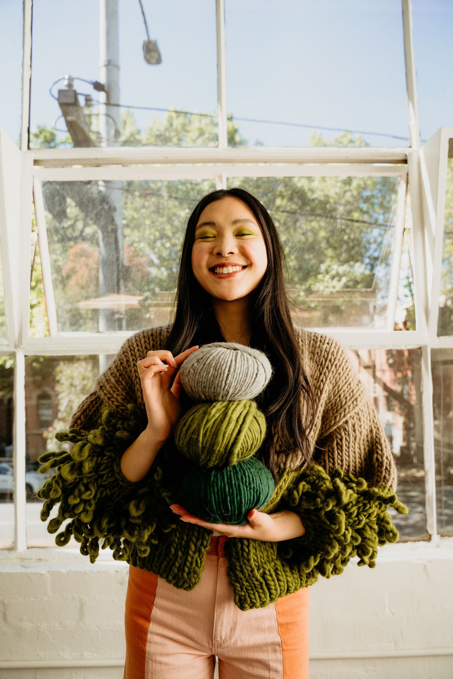 Tangela Loop Cardigan Knit Kit
