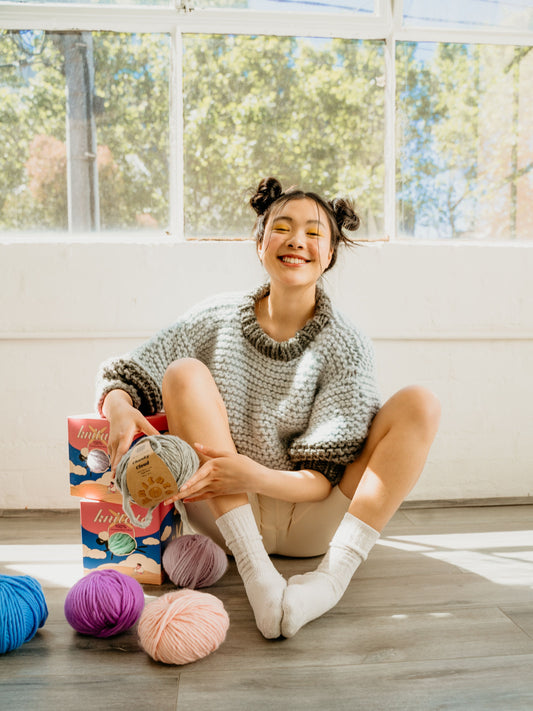 Fika Sweater Beginner Knit Kit