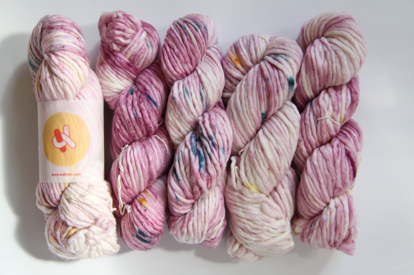 Bulky Merino Wool - Rose Garden | Hand Dyed Yarn