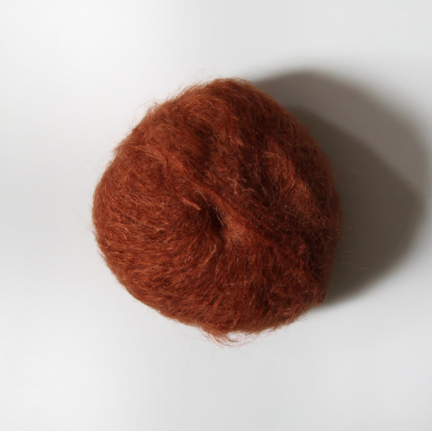 Mohair Cloud - Brick Red