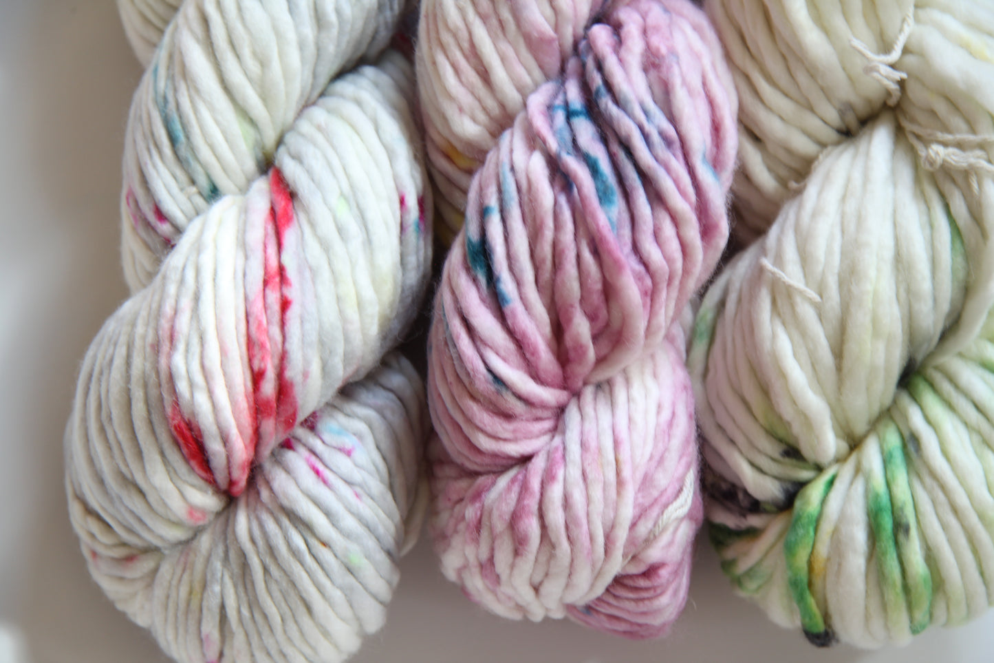 Bulky Merino Wool - Rose Garden | Hand Dyed Yarn