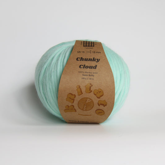 Chunky Cloud - Turquoise | Chunky Yarn | Super Bulky Merino Wool