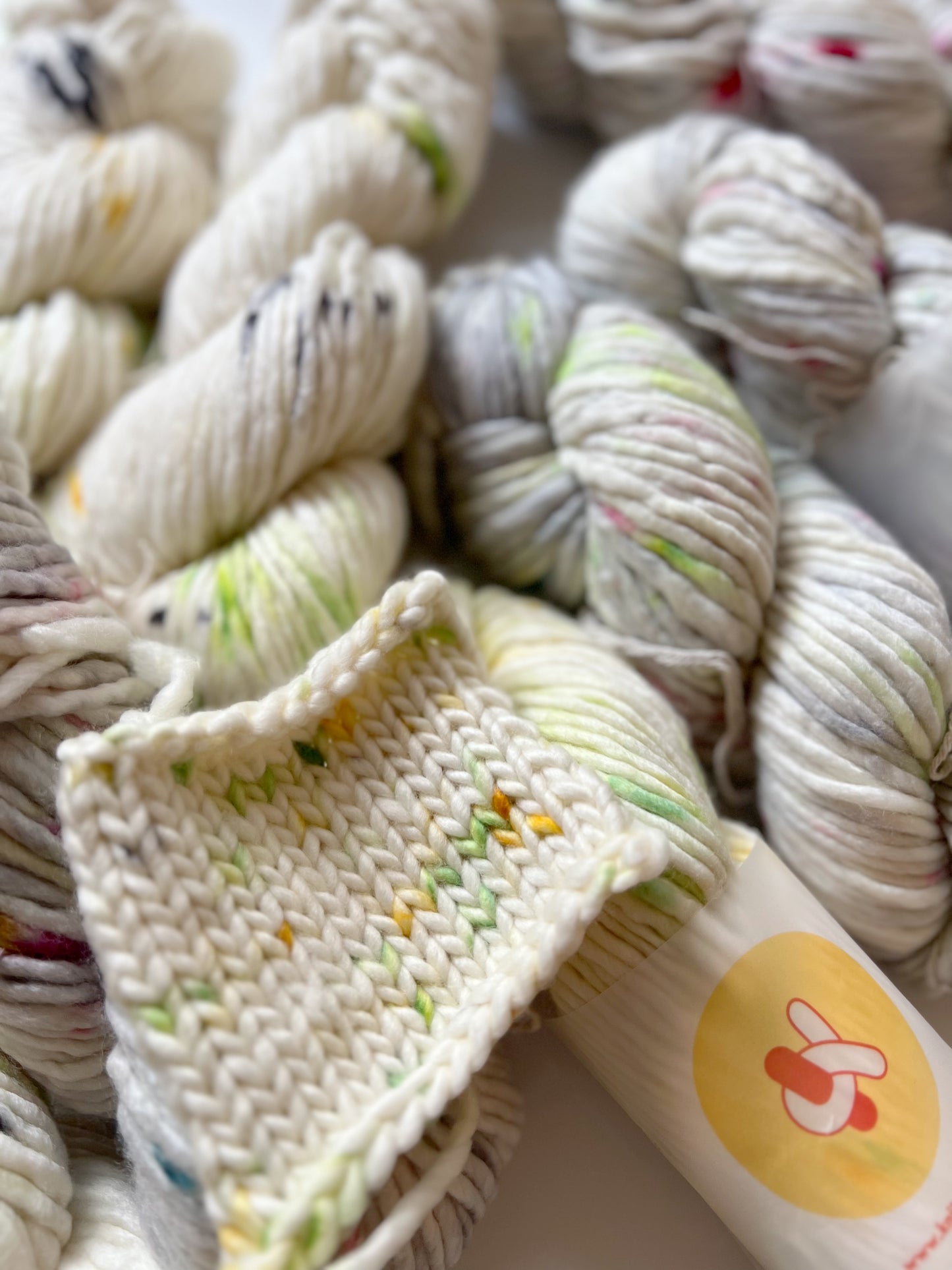 Bulky Merino Wool - Lemon Tree | Hand Dyed Yarn