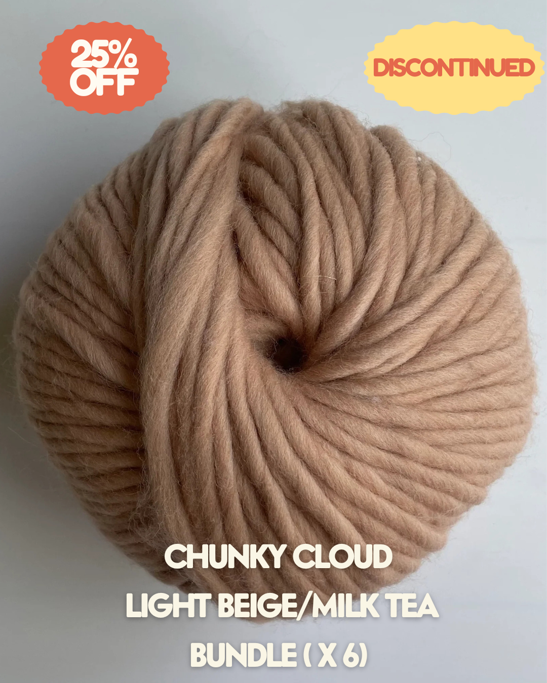 Chunky Cloud Merino Yarn – Single Colour 10 | Black Friday Sale