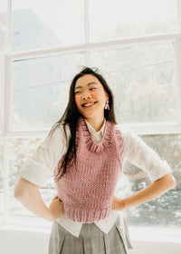 Classic Dad Vest Beginner Knit Kit