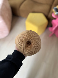 Chunky Cloud Lite - Camel| Chunky Merino Wool Yarn