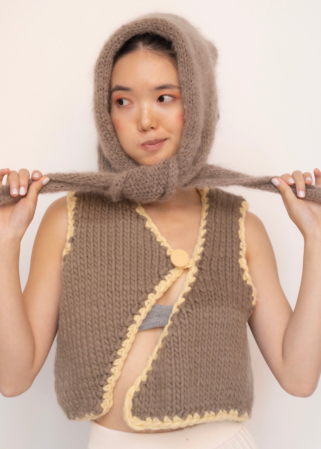 The Triangle Scarf Beginner Knit Kit