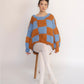 All Over Check Jumper (KNIT KIT)