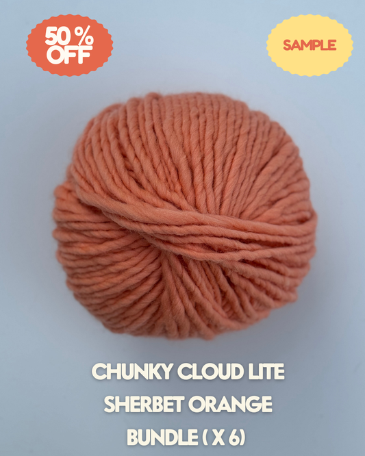 Chunky Cloud LITE Merino Yarn – Single Colour 6 | Black Friday Sale