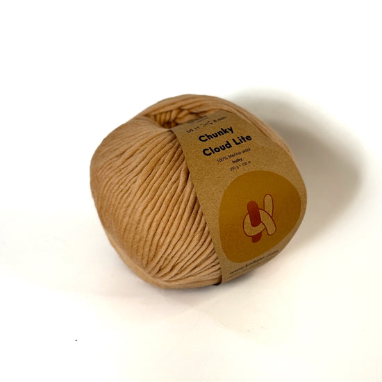 Chunky Cloud Lite - Camel| Chunky Merino Wool Yarn