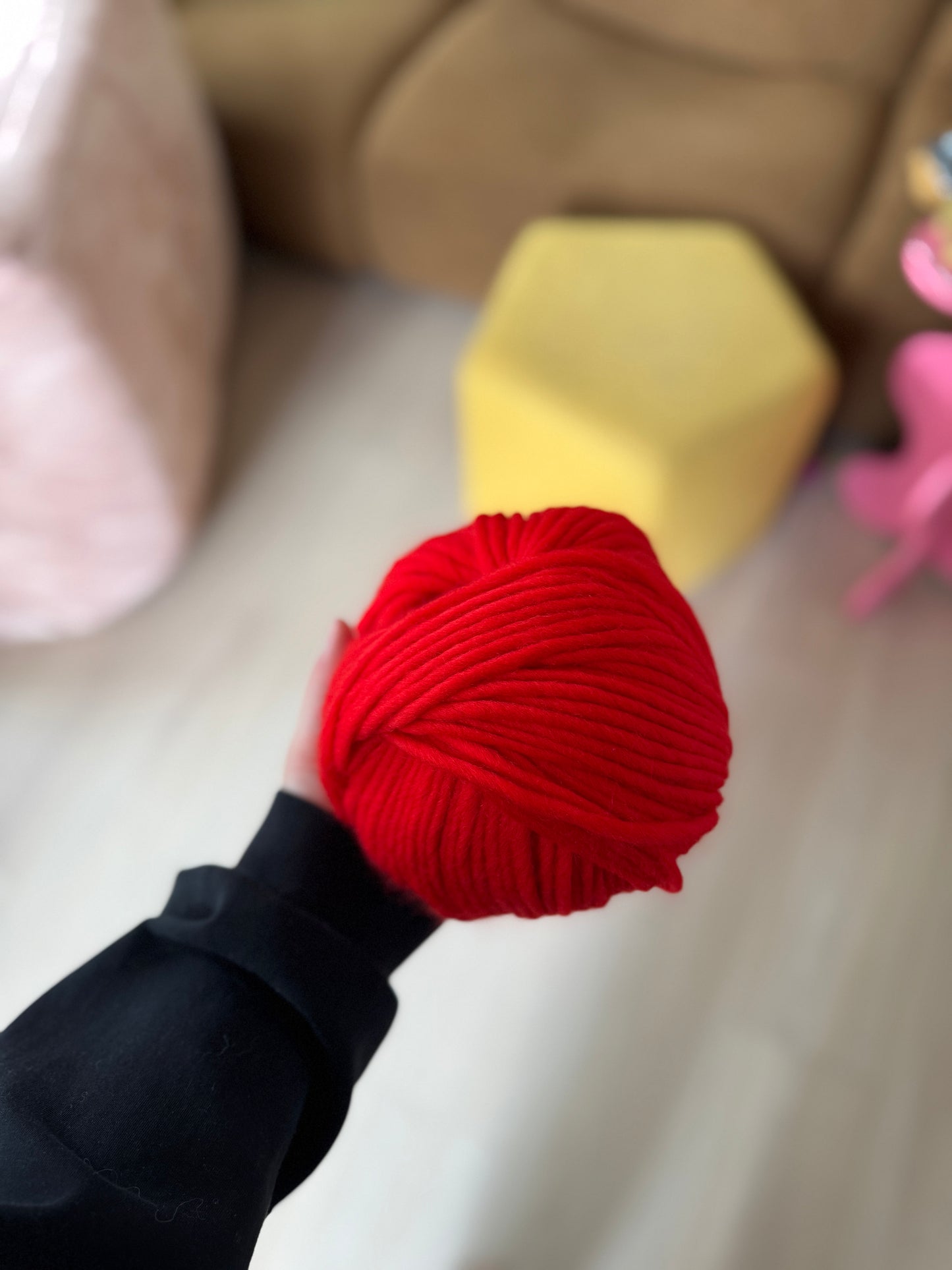 Chunky Cloud Lite - True Red | Chunky Merino Wool Yarn